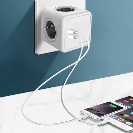 Multiprise Plug Adaptateur Electrique Multisupport USB