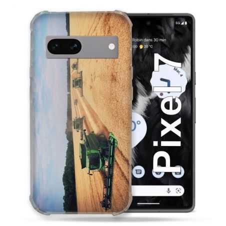 Coque Renforcée Pour Google Pixel 7 Agriculture Moissonneuse