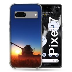 Coque Renforcée Pour Google Pixel 7 Agriculture Moissonneuse Soleil