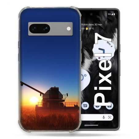 Coque Renforcée Pour Google Pixel 7 Agriculture Moissonneuse Soleil