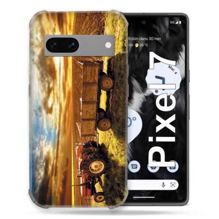 Coque Renforcée Pour Google Pixel 7 Agriculture Tracteur Color