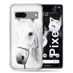 Coque Renforcée Pour Google Pixel 7 Animal Cheval Cristal