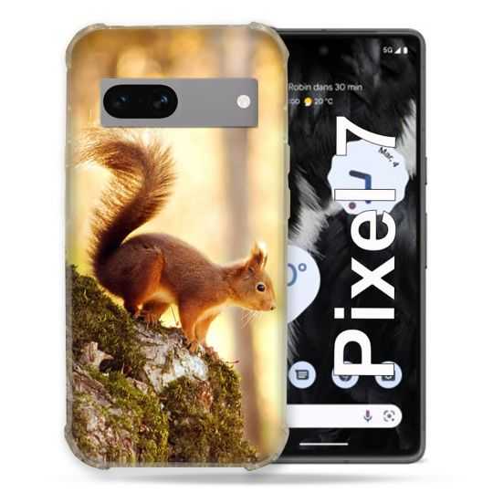Coque Renforcée Pour Google Pixel 7 Animal Ecureuil Bois