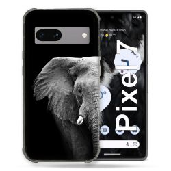 Coque Renforcée Pour Google Pixel 7 Animal Elephant Noir