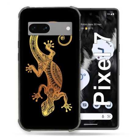 Coque Renforcée Pour Google Pixel 7 Animal Lezard Noir