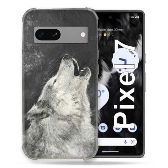 Coque Renforcée Pour Google Pixel 7 Animal Loup Hurlement