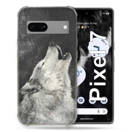 Coque Renforcée Pour Google Pixel 7 Animal Loup Hurlement