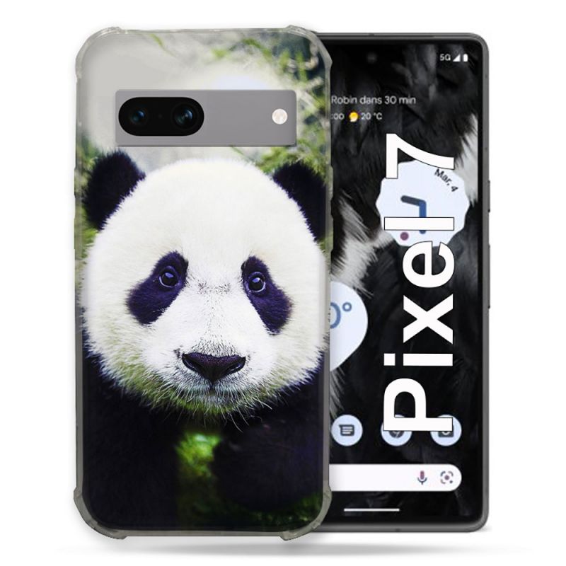 Coque Renforcée Pour Google Pixel 7 Animal Panda Color