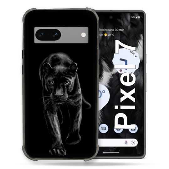 Coque Renforcée Pour Google Pixel 7 Animal Panthère Noire