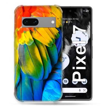 Coque Renforcée Pour Google Pixel 7 Animal Perroquet Plume