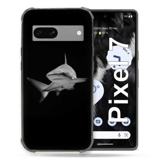 Coque Renforcée Pour Google Pixel 7 Animal Requin Sombre