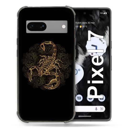 Coque Renforcée Pour Google Pixel 7 Animal Scorpion Fresque