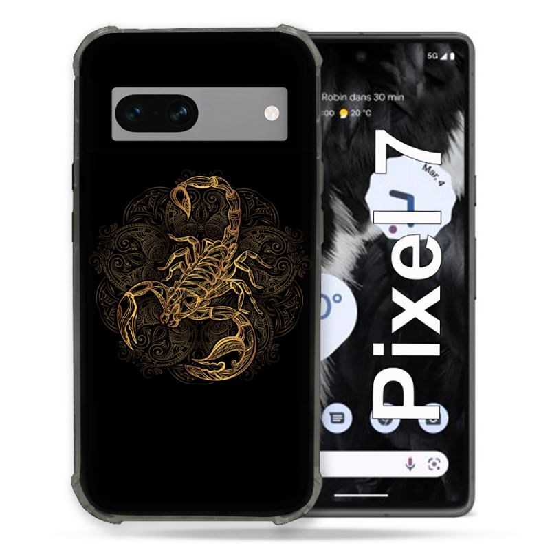 Coque Renforcée Pour Google Pixel 7 Animal Scorpion Fresque