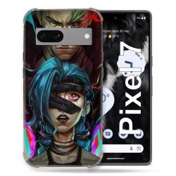 Coque Renforcée Pour Google Pixel 7 Arcane Jynx Bleu
