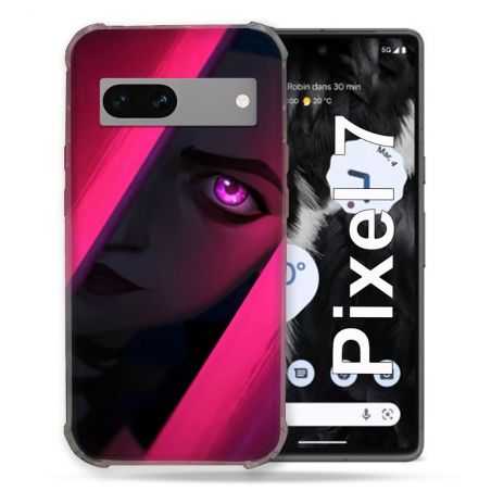Coque Renforcée Pour Google Pixel 7 Arcane Jynx Rose