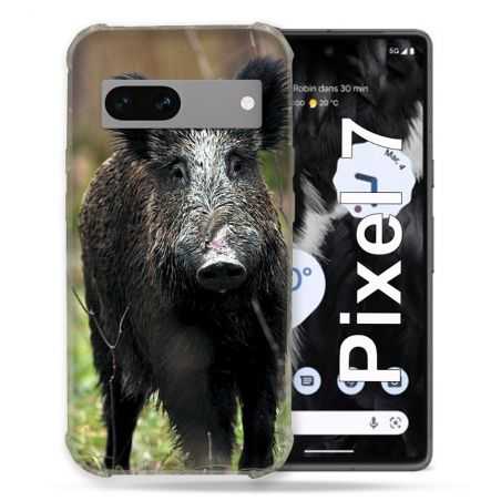 Coque Renforcée Pour Google Pixel 7 Chasse Sanglier bois