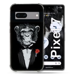 Coque Renforcée Pour Google Pixel 7 Decale Singe Mafia