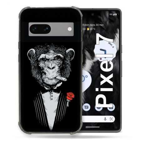 Coque Renforcée Pour Google Pixel 7 Decale Singe Mafia