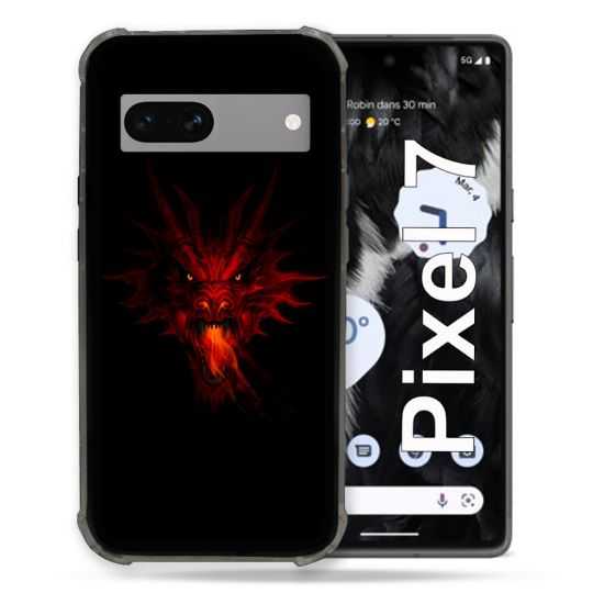 Coque Renforcée Pour Google Pixel 7 Fantastique Dragon Feu