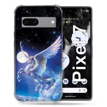 Coque Renforcée Pour Google Pixel 7 Fantastique Licorne Céleste