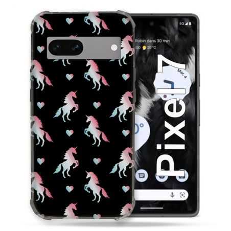 Coque Renforcée Pour Google Pixel 7 Fantastique Licorne Pattern