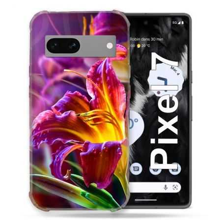 Coque Renforcée Pour Google Pixel 7 Fleur Lys Color