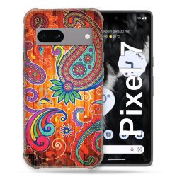 Coque Renforcée Pour Google Pixel 7 Fleur Psychedelic