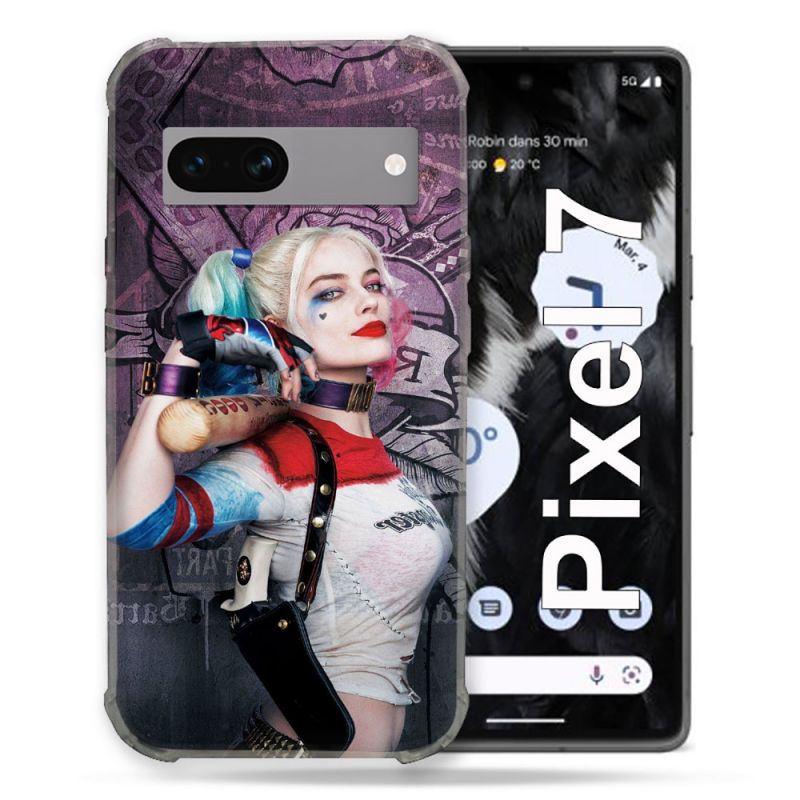 Coque Renforcée Pour Google Pixel 7 Harley Quinn Batte