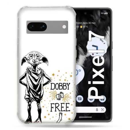 Coque Renforcée Pour Google Pixel 7 Harry Potter Dobby Free Blanc