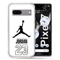 Coque Renforcée Pour Google Pixel 7 Jordan 23 Blanc