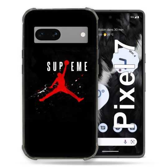 Coque Renforcée Pour Google Pixel 7 Jordan Supreme Noir