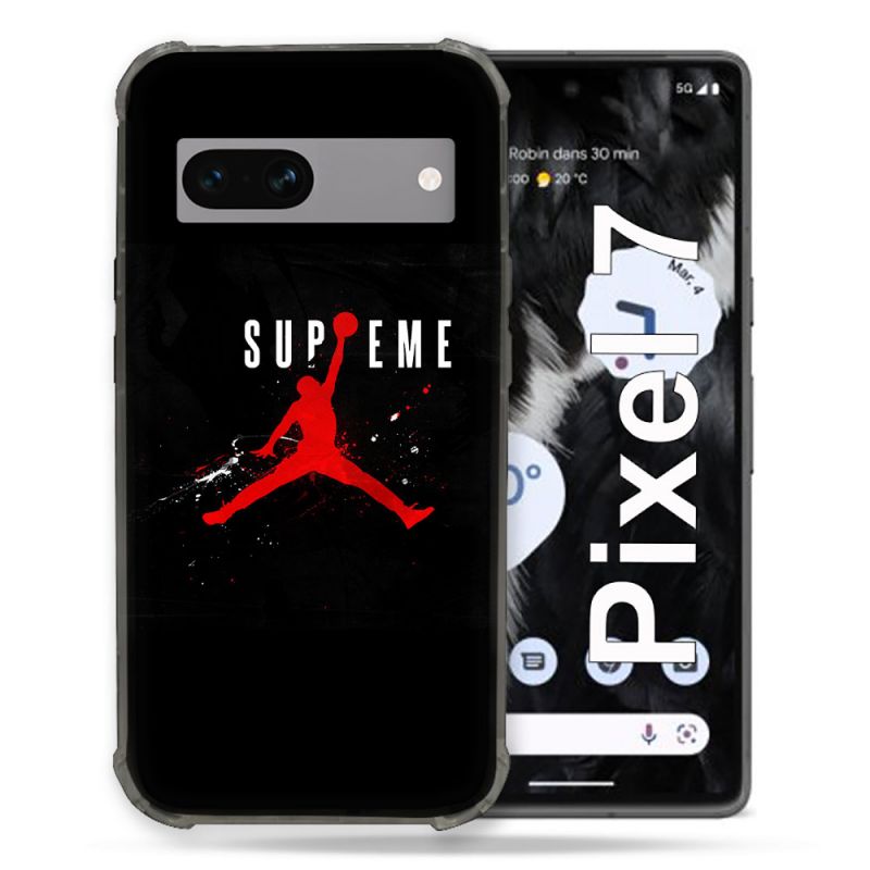 Coque Renforcée Pour Google Pixel 7 Jordan Supreme Noir