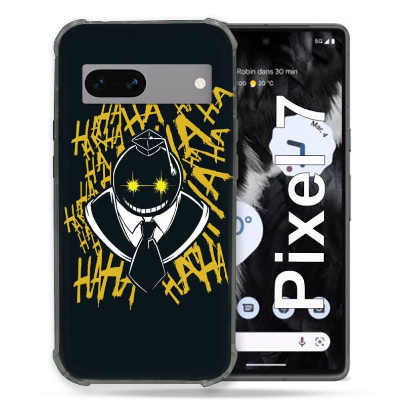 Coque Renforcée Pour Google Pixel 7 Manga Assassination Classroom Kuro Noir