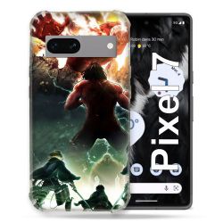 Coque Renforcée Pour Google Pixel 7 Manga Attaque Titans Combat