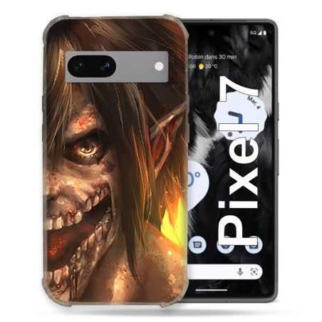 Coque Renforcée Pour Google Pixel 7 Manga Attaque Titans Eren Titan
