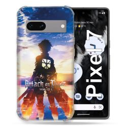 Coque Renforcée Pour Google Pixel 7 Manga Attaque Titans Soleil
