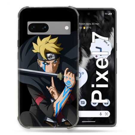 Coque Renforcée Pour Google Pixel 7 Manga Boruto Tatouage