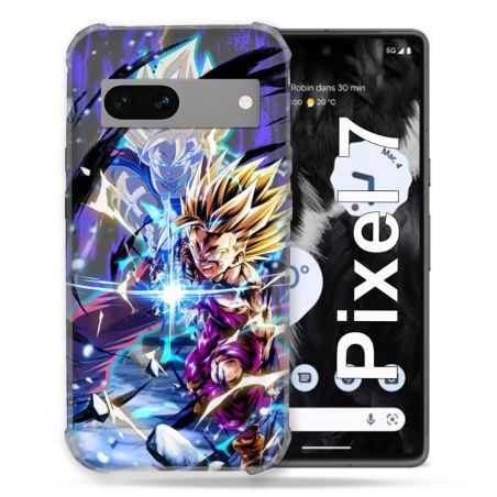 Coque Renforcée Pour Google Pixel 7 Manga Dragon Ball Sangohan Duo
