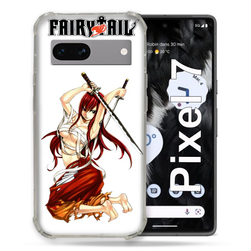 Coque Renforcée Pour Google Pixel 7 Manga Fairy Tail Erza