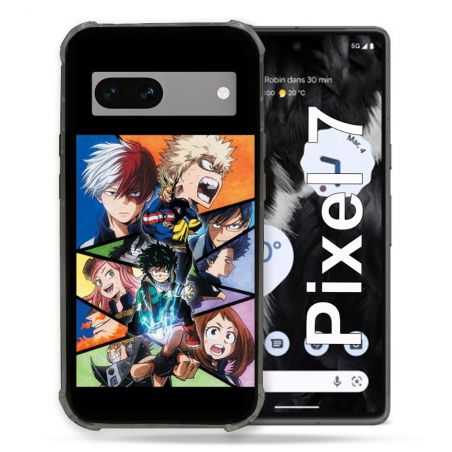 Coque Renforcée Pour Google Pixel 7 Manga My Hero Academia Noir