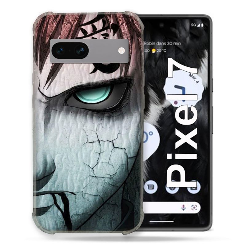 Coque Renforcée Pour Google Pixel 7 Manga Naruto Gaara