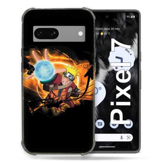 Coque Renforcée Pour Google Pixel 7 Manga Naruto Noir