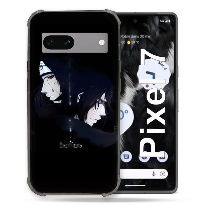 Coque Renforcée Pour Google Pixel 7 Manga Naruto Sasuke Itachi