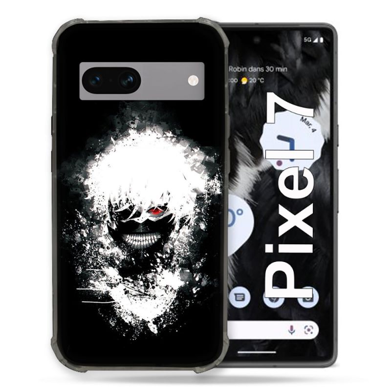 Coque Renforcée Pour Google Pixel 7 Manga Tokyo Ghoul Kaneki Tag