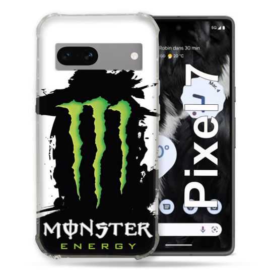 Coque Renforcée Pour Google Pixel 7 Monster Energy Tache