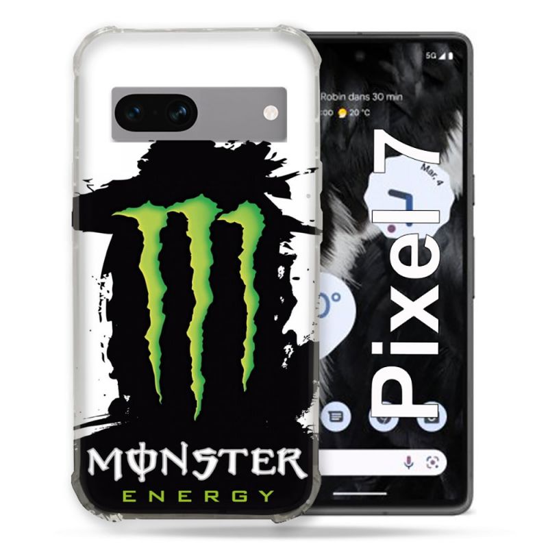 Coque Renforcée Pour Google Pixel 7 Monster Energy Tache