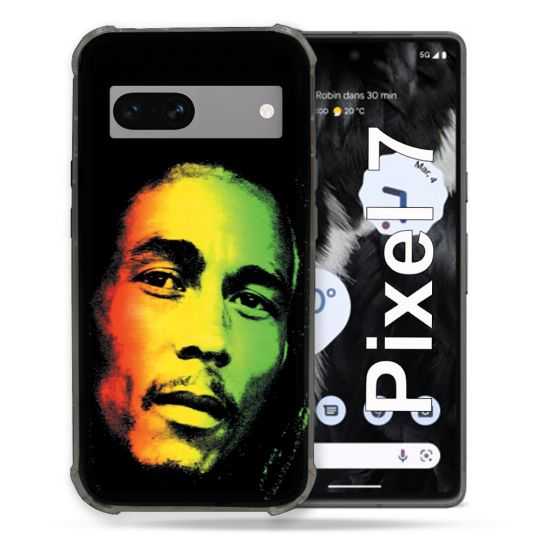 Coque Renforcée Pour Google Pixel 7 Musique Bob Marley 2