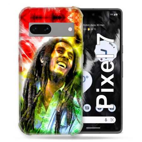 Coque Renforcée Pour Google Pixel 7 Musique Bob Marley Color