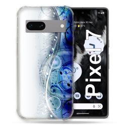 Coque Renforcée Pour Google Pixel 7 Musique Partition Vague