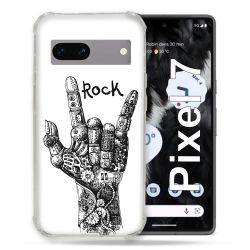 Coque Renforcée Pour Google Pixel 7 Musique Rock Main